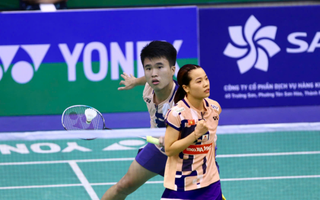 Hải Đăng, Thùy Linh ngược dòng vào tứ kết Vietnam Open 2025