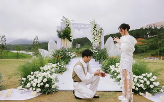 Diễn viên Đoàn Minh Tài lãng mạn cầu hôn bạn gái bác sĩ tại Đà Lạt