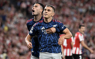 Siêu dự bị lập công, Arsenal đại thắng Bilbao vòng mở màn Champions League
