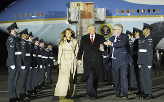 Tổng thống Donald Trump và đệ nhất phu nhân Mỹ đến Anh