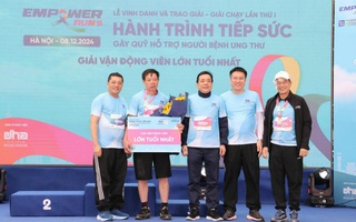 Ông Nguyễn Tiến Phúc - chiến binh ung thư truyền cảm hứng cho giải chạy