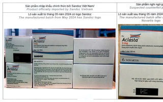Bộ Y tế cảnh báo khẩn 3 loại thuốc nghi giả