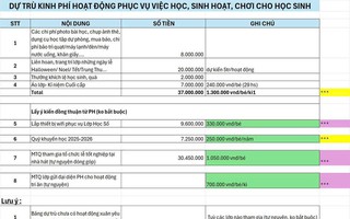 Sở GD-ĐT TP HCM chỉ đạo nóng, nghiêm cấm việc lợi dụng danh nghĩa Ban đại diện để lạm thu