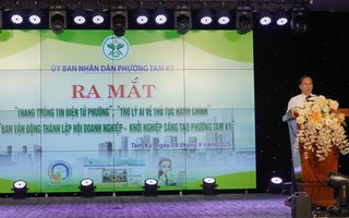 Phường Tam Kỳ ra mắt trợ lý AI hỗ trợ dân thực hiện thủ tục hành chính