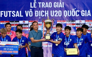 Thái Sơn Bắc bảo vệ thành công ngôi vô địch U20 Quốc gia