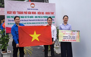 TP HCM: Phường Linh Xuân ra mắt "Khu phố rực rỡ màu cờ Tổ quốc"