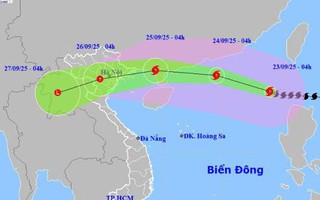 Siêu bão Ragasa vào Biển Đông, giật trên cấp 17