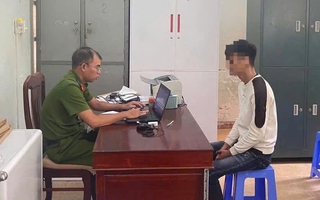 Công an làm việc với thanh niên vừa đánh thai phụ, vừa nói "Biết tao là ai không?"