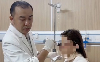 Sau một năm tiêm filler, người phụ nữ bị hoại tử mặt nặng nề