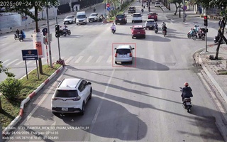 Chỉ nửa ngày thí điểm, camera AI phát hiện 1.452 xe vượt đèn đỏ trên một tuyến phố