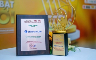Shinhan Life được vinh danh Sản phẩm bảo hiểm đáp ứng nhu cầu bảo vệ tài chính tốt nhất