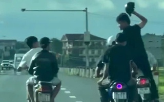 Nhóm thanh thiếu niên bị xử phạt sau clip 56 giây ghi lại hành động nguy hiểm
