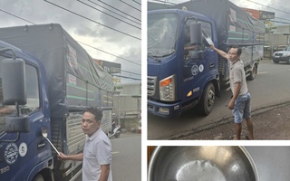 Từ tin báo của người dân, công an bắt nhóm đối tượng dùng dao và ô tô gây rối