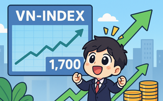 Lần đầu tiên VN-Index vượt 1.700 điểm, nhà đầu tư cầm tiền mặt còn cơ hội?