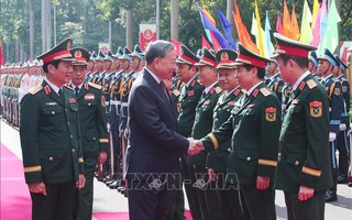 Tổng Bí thư Tô Lâm dự Lễ Kỷ niệm 80 năm Ngày truyền thống Bộ Tổng Tham mưu QĐND Việt Nam