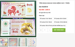 Tiền lì xì linh vật Ngựa 2026 tràn ngập thị trường