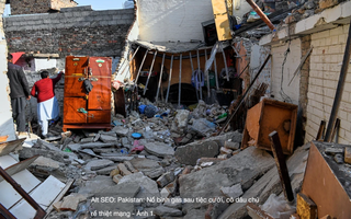 Cô dâu, chú rể thiệt mạng trong vụ nổ bình gas sau tiệc cưới ở Pakistan