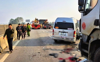 Hiện trường vụ tai nạn thảm khốc trên cao tốc khiến 4 người chết, 5 người bị thương