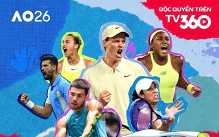 TV360 độc quyền đưa Giải Úc mở rộng đến khán giả Việt từ năm 2026-2029