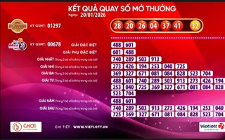 Vé số Vietlott "nổ" giải Jackpot 1 hơn 257 tỉ đồng