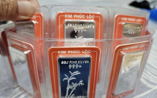 Giá bạc hôm nay 22-1: Bất ngờ lao dốc