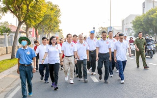 TPHCM: Phường Tăng Nhơn Phú đi bộ đồng hành, gây quỹ hơn 3,2 tỉ đồng chăm lo Tết