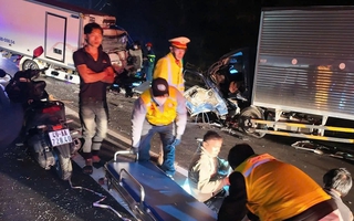 Tai nạn giao thông nghiêm trọng lúc hơn 3 giờ sáng, 2 người tử vong