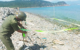 Phát hiện 1 đoạn chân người trên bãi biển Khánh Hòa