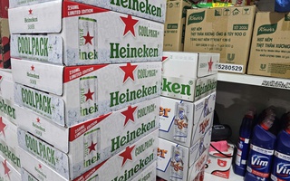 Giá bia Tết bắt đầu tăng, người bán ngại trữ hàng