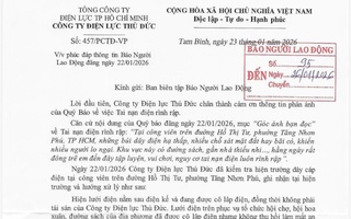 Đã thu hồi dây điện