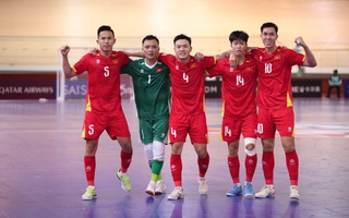 Futsal Việt Nam ngược dòng trong trận cầu 9 bàn ở giải châu Á