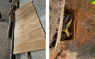 Truy tìm nguồn gốc ván gỗ trong vụ cướp ngân hàng ở Gia Lai