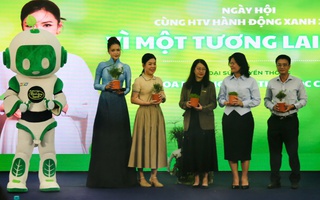Hoa hậu Ngọc Châu đồng hành cùng HTV vì một tương lai xanh