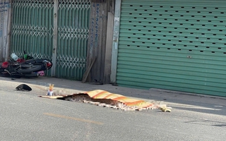 Xe container cán tử vong người phụ nữ ở TPHCM, tài xế chạy thêm một đoạn mới dừng