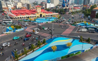 Chợ Bến Thành rực rỡ diện mạo mới trước Tết