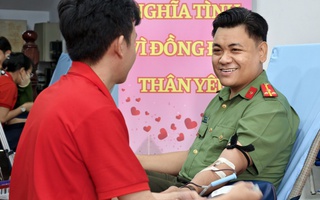 Phát biểu xúc động của cán bộ Công an TP Cần Thơ khi 114 lần hiến máu tình nguyện