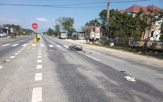 Tai nạn giao thông ở Quảng Trị khiến 3 thiếu niên nguy kịch