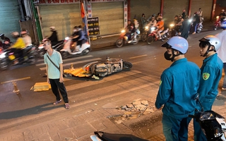 TPHCM: Người đàn ông ngã xuống đường, bị ô tô cán qua?