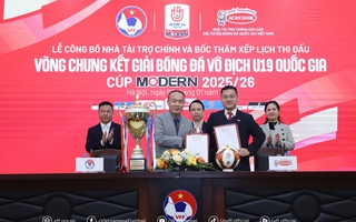 12 đội tranh tài tại Vòng chung kết Giải Bóng đá Vô địch U19 Quốc gia