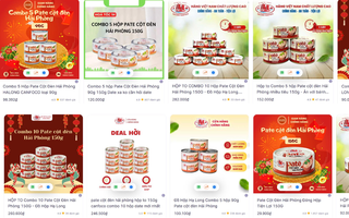 Người tiêu dùng đã mua bao nhiêu hộp pate Cột đèn Hải Phòng trên online?