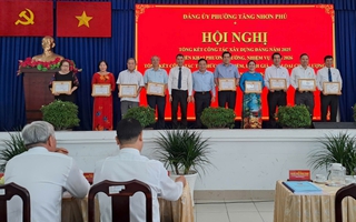 Phường Tăng Nhơn Phú tăng tốc thực hiện các mục tiêu đề ra