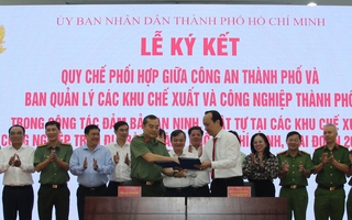 Ký kết quy chế phối hợp giữa Công an TPHCM và HEPZA