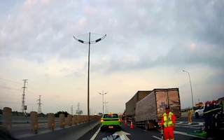 Tài xế tử vong trên tuyến cao tốc TPHCM - Trung Lương - Mỹ Thuận - Cần Thơ