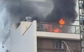 Cháy ở trung tâm TPHCM vào sáng nay