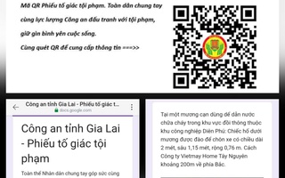 Cách mới để cung cấp thông tin về vụ cướp ngân hàng ở Gia Lai