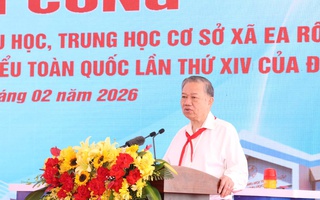 Tổng Bí thư Tô Lâm dự lễ khởi công Trường Phổ thông nội trú tại Đắk Lắk