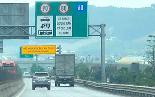 Lái xe khách giường nằm, xe tải cần biết về tốc độ tối đa trên nhiều tuyến cao tốc