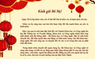 Bộ trưởng Nguyễn Mạnh Hùng gửi thư tới bố mẹ công chức, người lao động ngành KH-CN