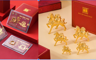 Đầu năm Bính Ngọ, vàng trang sức hình ngựa chiếm lĩnh thị trường
