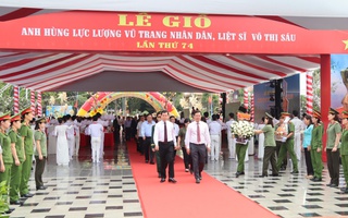 Thành kính Lễ giỗ Anh hùng liệt sỹ Võ Thị Sáu tại Đất Đỏ